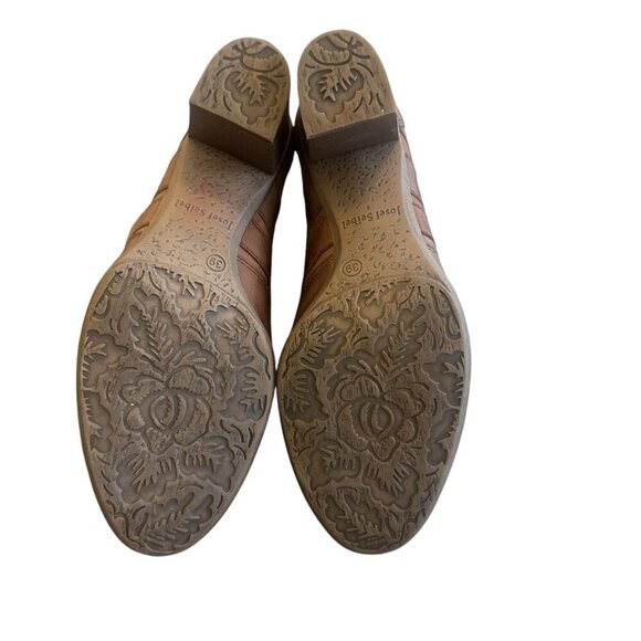 Josef Seibel Bonnie Ankle Booties Cage Cutout Brown Heel Leather Size 39 Women's - Picture 11 of 15